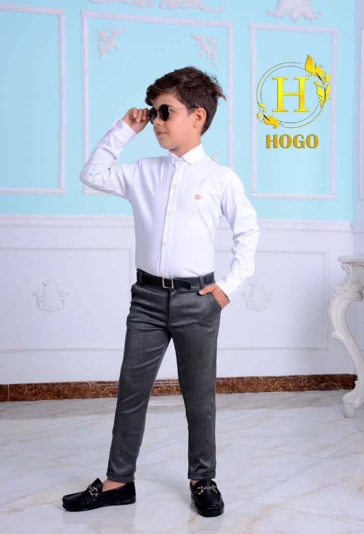 شومیز سفید پسرانه